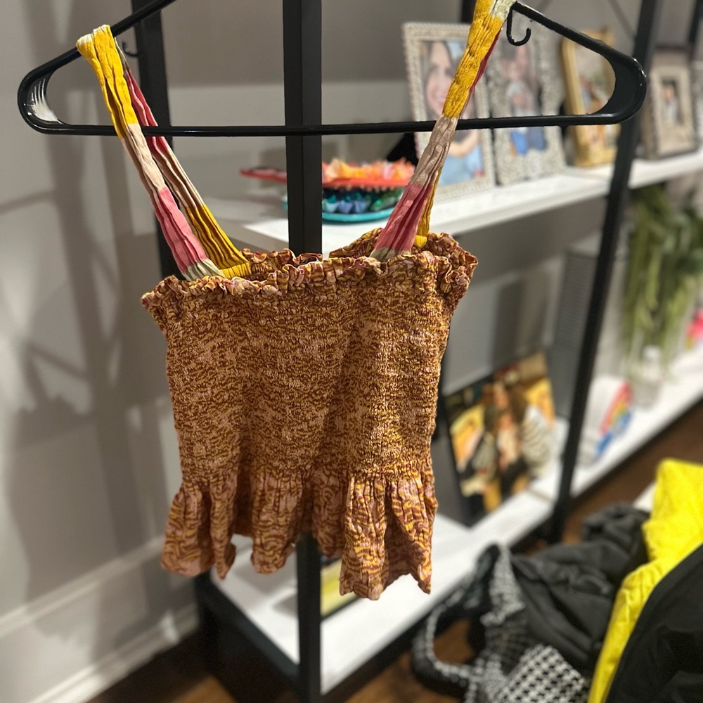 Scotch & Soda Multicolor Smocked Tank Top